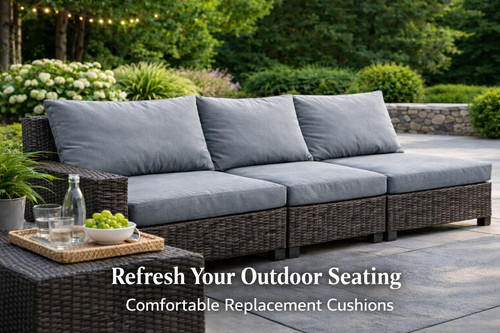 Replacement rattan cushions - replacement,