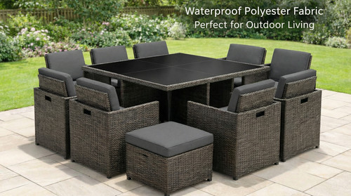 12pc rattan garden - 12pc,