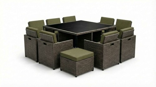 16pc rattan garden - garden, furniture