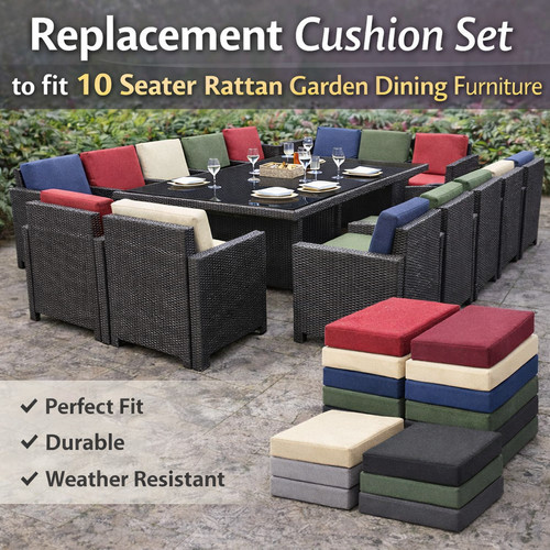 Replacement cushion set fit - replacement, to